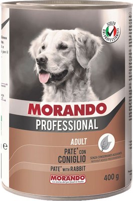 Влажный корм для собак Morando Паштет с кроликом / 09896 - фото