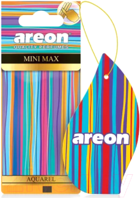 Ароматизатор автомобильный Areon Mini Max Aquarel / ARE-AMM02 - фото