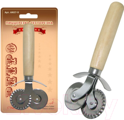 Нож для пиццы Мультидом Ретро / AN57-9