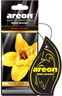 Ароматизатор автомобильный Areon Mon Areon Vanilla Black / ARE-MA31 - фото