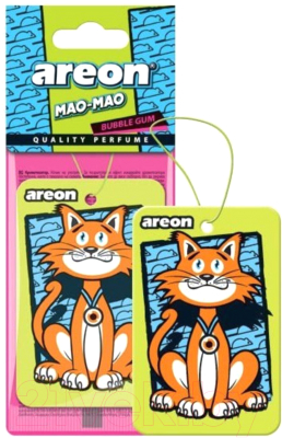 Ароматизатор автомобильный Areon Maomao Bubble Gum / ARE-MAO - фото