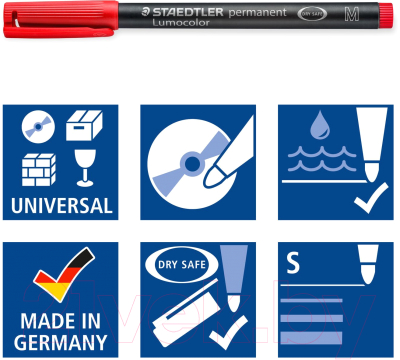 Маркер перманентный Staedtler Люмоколор S 313-2