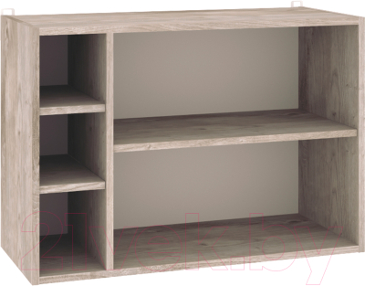 Полка-ячейка Кортекс-мебель КМ 25 (дуб монтерей) - фото