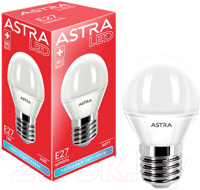 Лампа ASTRA LED G45 7W E27 4000K