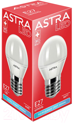 Лампа ASTRA LED G45 7W E27 4000K
