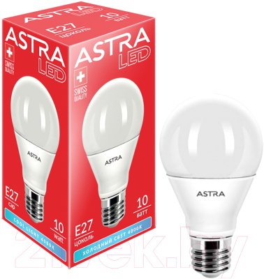 Лампа ASTRA LED A60 10W E27 4000K