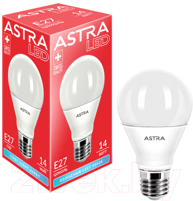 Лампа ASTRA LED A60 14W E27 4000K