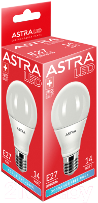 Лампа ASTRA LED A60 14W E27 4000K