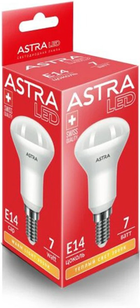 Лампа ASTRA LED R50 7W E14 3000K