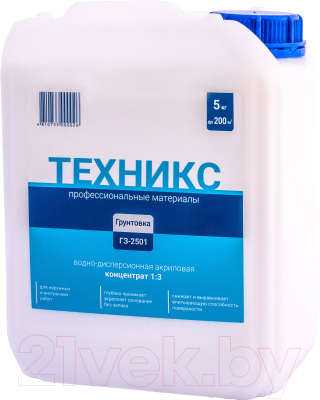 Грунтовка Техникс ГЗ-2501 концентрат 1:3 - фото