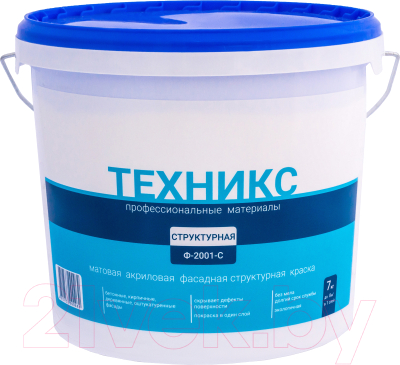 Краска Техникс Структурная Ф-2001С P - фото