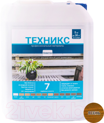 Пропитка для дерева Техникс Акватон - фото