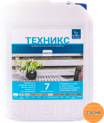 Пропитка для дерева Техникс Акватон - фото