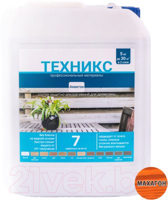 Пропитка для дерева Техникс Акватон - фото