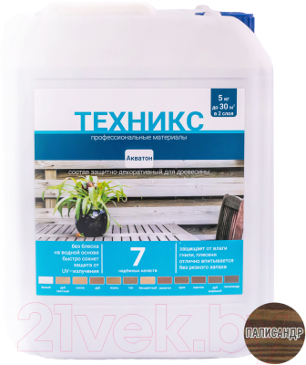 Пропитка для дерева Техникс Акватон - фото