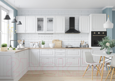 Шкаф-стол кухонный Горизонт Мебель Принцесса 40 3 ящика