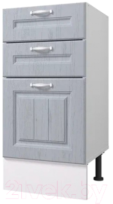 Шкаф-стол кухонный Горизонт Мебель Принцесса 40 3 ящика - фото