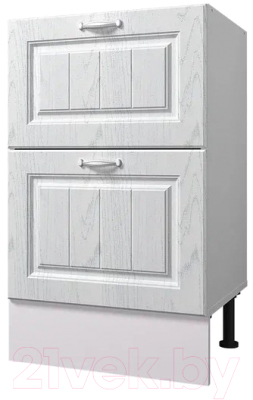 Шкаф-стол кухонный Горизонт Мебель Принцесса 50 2 ящика - фото