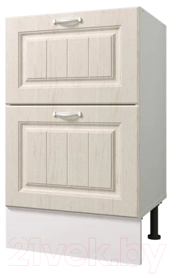 Шкаф-стол кухонный Горизонт Мебель Принцесса 50 2 ящика - фото