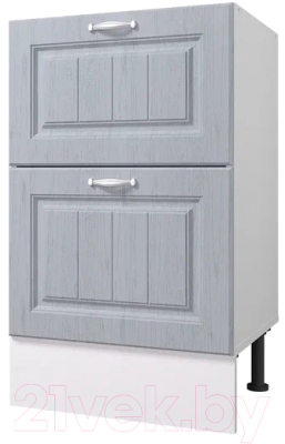 Шкаф-стол кухонный Горизонт Мебель Принцесса 50 2 ящика - фото