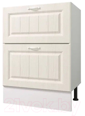 Шкаф-стол кухонный Горизонт Мебель Принцесса 60 2 ящика - фото