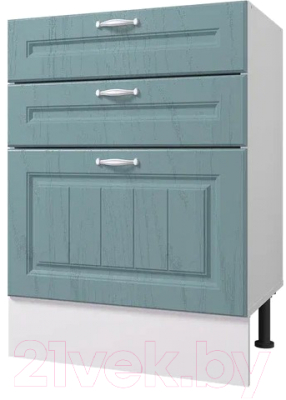 Шкаф-стол кухонный Горизонт Мебель Принцесса 60 3 ящика - фото