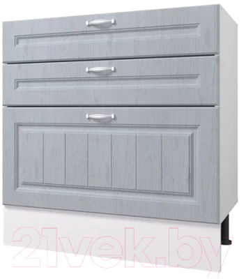 Шкаф-стол кухонный Горизонт Мебель Принцесса 80 3 ящика - фото