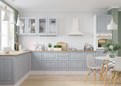 Шкаф-стол кухонный Горизонт Мебель Принцесса 80 3 ящика