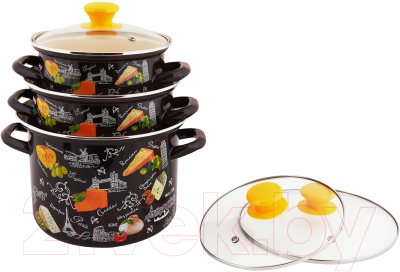 Набор кастрюль КМЗ Сыр 5 1 Экстра