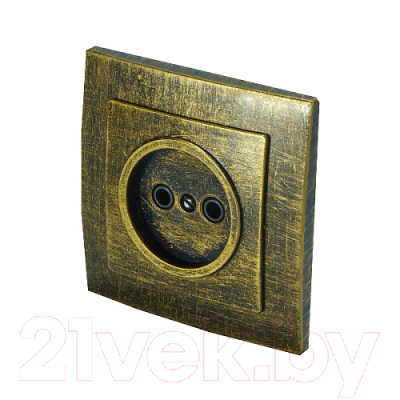 Розетка Элект RS16-131-ЧБ - фото