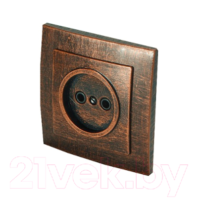 Розетка Элект RS16-131-ЧМ - фото