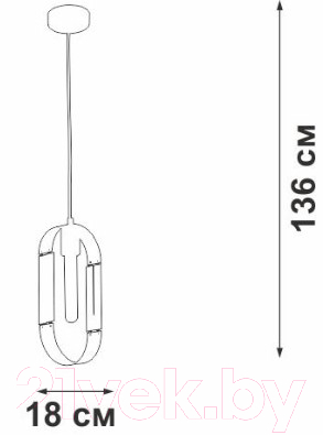 Потолочный светильник Vitaluce V4985-8/1S