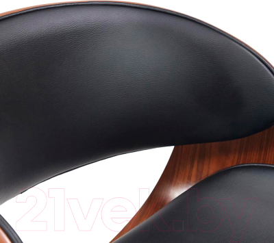 Стул барный Tetchair Lando (черный/орех/хром)
