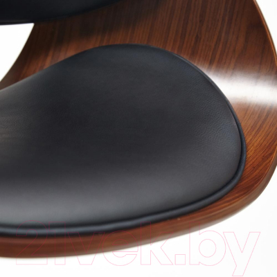 Стул барный Tetchair Lando (черный/орех/хром)