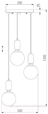 Люстра Евросвет Bubble 50151/3