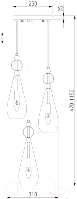 Люстра Евросвет Ilario 50202/3