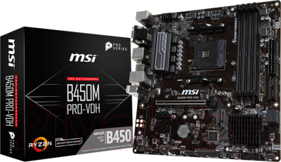 Материнская плата MSI B450M PRO-VDH