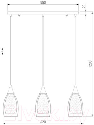 Люстра Евросвет Cosmic 50285/3 (хром)