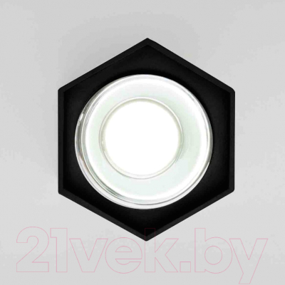 Точечный светильник Elektrostandard 7W 4200K 25037/LED (черный матовый)