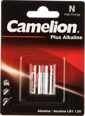 Батарейка Camelion LR1 Plus Alkaline BL-2 / LR1-BP2 - фото