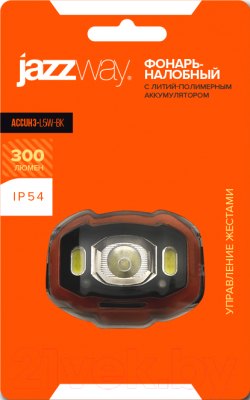 Фонарь JAZZway AccuH3-L5W-bk / 5036703