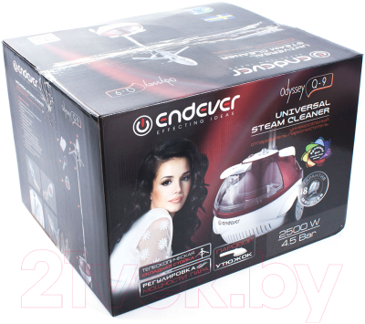 Отпариватель Endever Odyssey Q-9 (красный/белый)