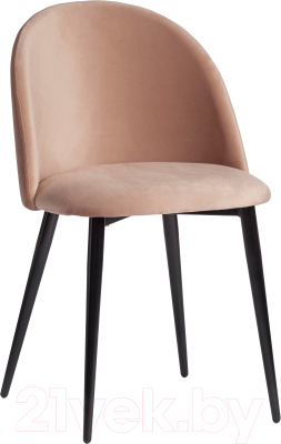 Стул Tetchair Monro ткань/металл (бежевый Barkhat 5/черный) - фото