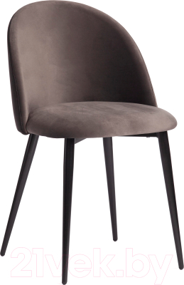 Стул Tetchair Monro ткань/металл (темно-серый Barkhat 14/черный) - фото