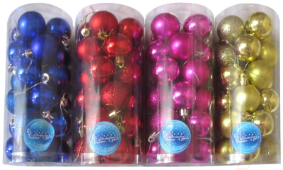 Набор шаров новогодних Волшебная страна SYCB17-634 / 003414