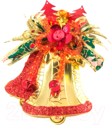 Подвеска новогодняя Волшебная страна Колокольчик SYLD17-123 / 003466 - фото