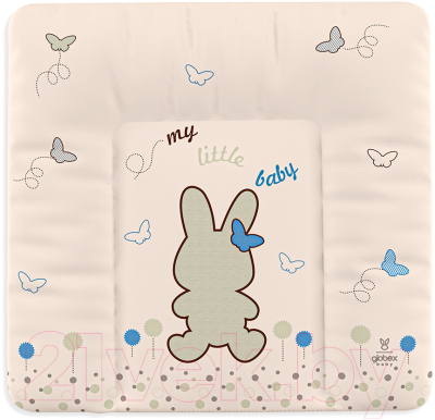 Пеленальный матрас GLOBEX Люкс Заяц конурный / 4208 - фото