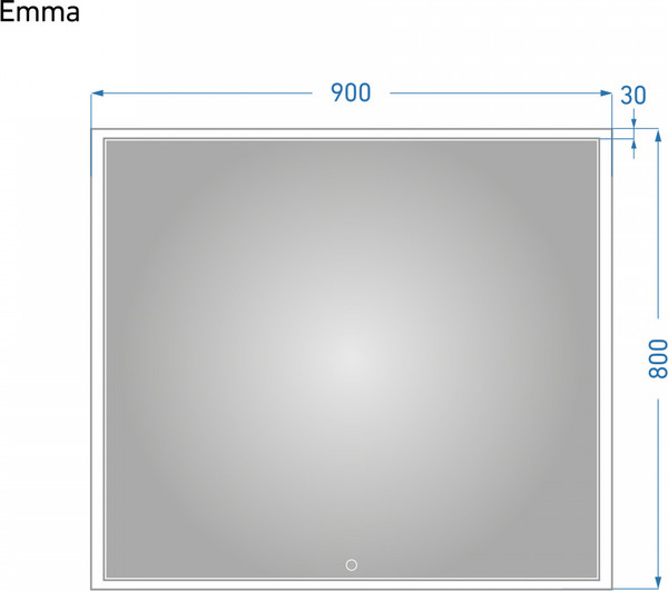 Зеркало Alavann Emma 90