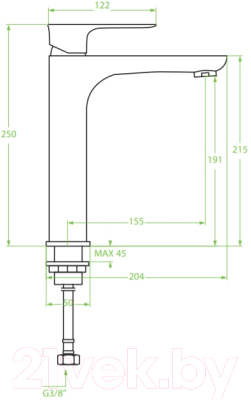Смеситель Laveo Raila BLL02ND