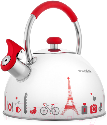 Чайник со свистком Vensal Paris / VS3001